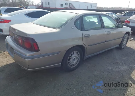 2002 Chevrolet Impala from USA, damaged, VIN 2G1WF55EX29258487